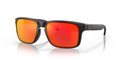 Oakley Sonnenbrille Holbrook (Glasfarbe: Prizm ruby) schwarz matt - 1 Brille